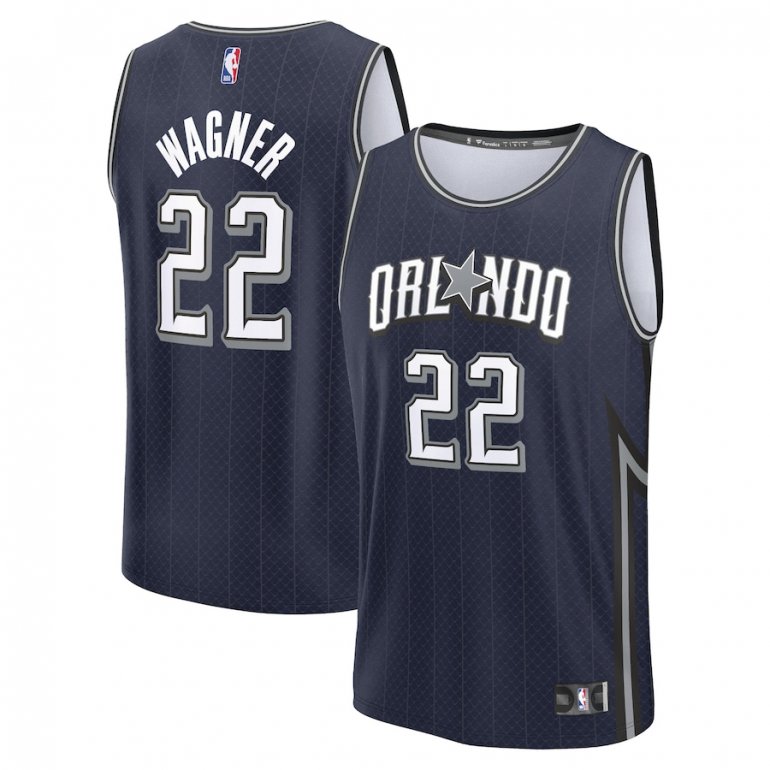 Franz Wagner Orlando Magic Fanatics Branded Unisex 2023/24 Fast Break Jersey – Navy – City Edition Franz Wagner Orlando Magic Fanatics Branded Unisex 2023/24 Fast Break Jersey – Navy – City Edition