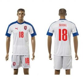 Czech #18 Sural Away Soccer Country Jersey