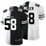 Denver Broncos #58 Von Miller Mens Black V White Peace Split Nike Vapor Untouchable Limited NFL Jersey