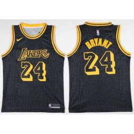 Nike Los Angeles Lakers #24 Kobe Bryant Black NBA Swingman City Edition Jersey