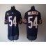 Nike Chicago Bears #54 Brian Urlacher Navy Blue Team Color With C Patch Mens Stitched NFL Elite Jersey