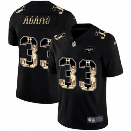 New York New York Jets #33 Jamal Adams Carbon Black Vapor Statue Of Liberty Limited NFL Jersey
