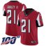 Nike Atlanta Falcons #21 Todd Gurley II Red Team Color Youth Stitched NFL 100th Season Vapor Untouchable Limited Jersey