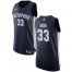 Nike Memphis Grizzlies #33 Marc Gasol Navy Blue NBA Authentic Icon Edition Jersey