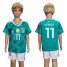 Germany #11 Werner Away Kid Soccer Country Jersey