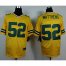 Nike Green Bay Packers #52 Clay Matthews Yellow Alternate Mens Stitched NFL Elite Jersey