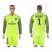 Paris Saint-Germain #1 Douchez Green Goalkeeper Long Sleeves Soccer Club Jersey
