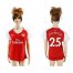 Womens Arsenal #25 Jenkinson Home Soccer Club Jersey