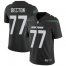 Nike New York Jets #77 Mekhi Becton Black Alternate Mens Stitched NFL Vapor Untouchable Limited Jersey