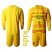 Roma Blank Yellow Goalkeeper Long Sleeves Kid Soccer Club Jersey