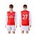 Arsenal #27 Gnabry Red Home Long Sleeves Soccer Club Jersey