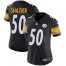 Nike Pittsburgh Steelers #50 Ryan Shazier Black Team Color Womens Stitched NFL Vapor Untouchable Limited Jersey
