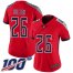 Nike Tennessee Titans #26 Kristian Fulton Red Womens Stitched NFL Limited Inverted Legend 100th Season Jersey