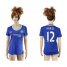 Womens Chelsea #12 Mikel Home Soccer Club Jersey