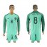 Portugal #8 J.Moutinho Away Long Sleeves Soccer Country Jersey