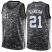 Mens Nike San Antonio Spurs #21 Tim Duncan Black NBA Swingman City Edition 2018-19 Jersey