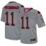 Nike Arizona Cardinals #11 Larry Fitzgerald Lights Out Grey Mens Stitched NFL Elite Jersey