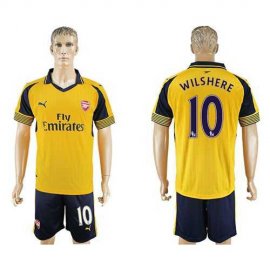 Arsenal #10 Wilshere Away Soccer Club Jersey