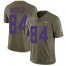 Nike Minnesota Vikings #84 Irv Smith Jr. Olive Mens Stitched NFL Limited 2017 Salute To Service Jersey