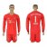 Bayern Munchen #1 Neuer Red Goalkeeper Long Sleeves Soccer Club Jersey