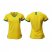 Womens Brazil Blank Home Soccer Country Jersey