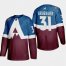 Adidas Colorado Avalanche #31 Philipp Grubauer Mens 2020 Stadium Series Burgundy Stitched NHL Jersey