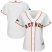 Houston Astros Majestic Womens 2019 Postseason Official Cool Base Team Jersey White