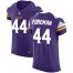 Nike Minnesota Vikings #44 Chuck Foreman Purple Team Color Mens Stitched NFL Vapor Untouchable Elite Jersey