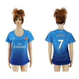 Womens Arsenal #7 Alexis Away Soccer Club Jersey