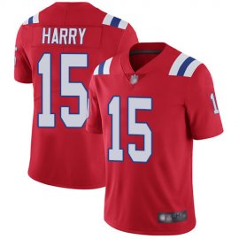 Nike New England Patriots #15 NKeal Harry Red Alternate Youth Stitched NFL Vapor Untouchable Limited Jersey