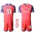 Manchester City #31 Ederson M. Pink Goalkeeper Kid Soccer Club Jersey