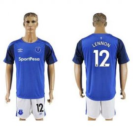Everton #12 Lennon Home Soccer Club Jersey