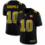 San Francisco 49ers #10 Jimmy Garoppolo Mens Black Nike Golden Sequin Vapor Limited NFL Jersey