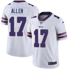 Nike Buffalo Bills #17 Josh Allen White Mens Stitched NFL Vapor Untouchable Limited Jersey