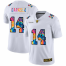 New York New York Jets #14 Sam Darnold Mens White Nike Multi-Color 2020 NFL Crucial Catch Limited NFL Jersey