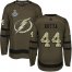 Adidas Tampa Bay Lightning #44 Jan Rutta Green Salute to Service Youth 2020 Stanley Cup Champions Stitched NHL Jersey