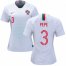 Womens Portugal #3 Pepe Away Soccer Country Jersey