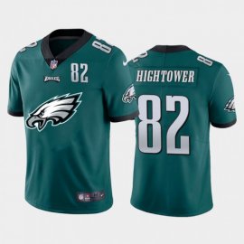 Philadelphia Eagles #82 John Hightower Green Mens Nike Big Team Logo Player Vapor Limited NFL Jersey