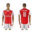 Arsenal #10 Wilshere Champions League Home Soccer Club Jersey