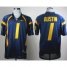 West Virginia Mountaineers 1 Tavon Austin Blue College Football NCAA Jerseys
