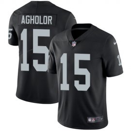 Nike Las Vegas Raiders #15 Nelson Agholor Black Team Color Mens Stitched NFL Vapor Untouchable Limited Jersey