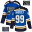 Adidas St. Louis Blues #99 Wayne Gretzky Blue Home Authentic Fashion Gold Stitched NHL Jersey