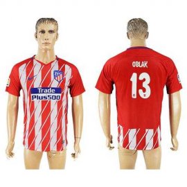 Atletico Madrid #13 Oblak Home Soccer Club Jersey