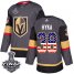 Adidas Vegas Golden Knights #38 Tomas Hyka Grey Home Authentic USA Flag 2018 Stanley Cup Final Stitched Youth NHL Jersey
