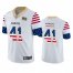 New Orleans New Orleans Saints #41 Alvin Kamara White Mens Nike Team Logo USA Flag Vapor Untouchable Limited NFL Jersey