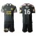 Marseille #16 Pele Black Goalkeeper Soccer Club Jersey