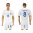 England #8 Lampard Home Soccer Country Jersey