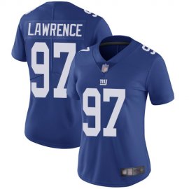 Nike New York Giants #97 Dexter Lawrence Royal Blue Team Color Womens Stitched NFL Vapor Untouchable Limited Jersey