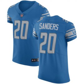 Nike Detroit Lions #20 Barry Sanders Blue Team Color Mens Stitched NFL Vapor Untouchable Elite Jersey
