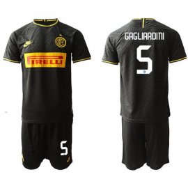 Inter Milan #5 Gagliardini Third Soccer Club Jersey